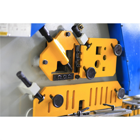 Economic Universal Hydraulic Ironworker Κίνα Κατασκευαστές Τιμή Safety Shearing Punching Bending and Notching Machine