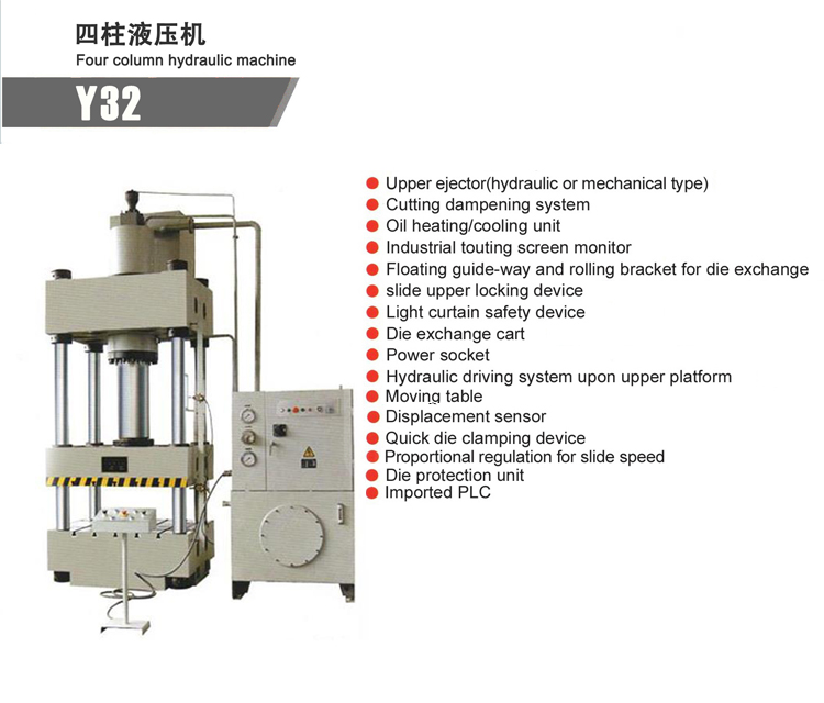 Cnc Hydraulic Press 100 Tons Deep Drawing Hydraulic Presses Machine for Inox