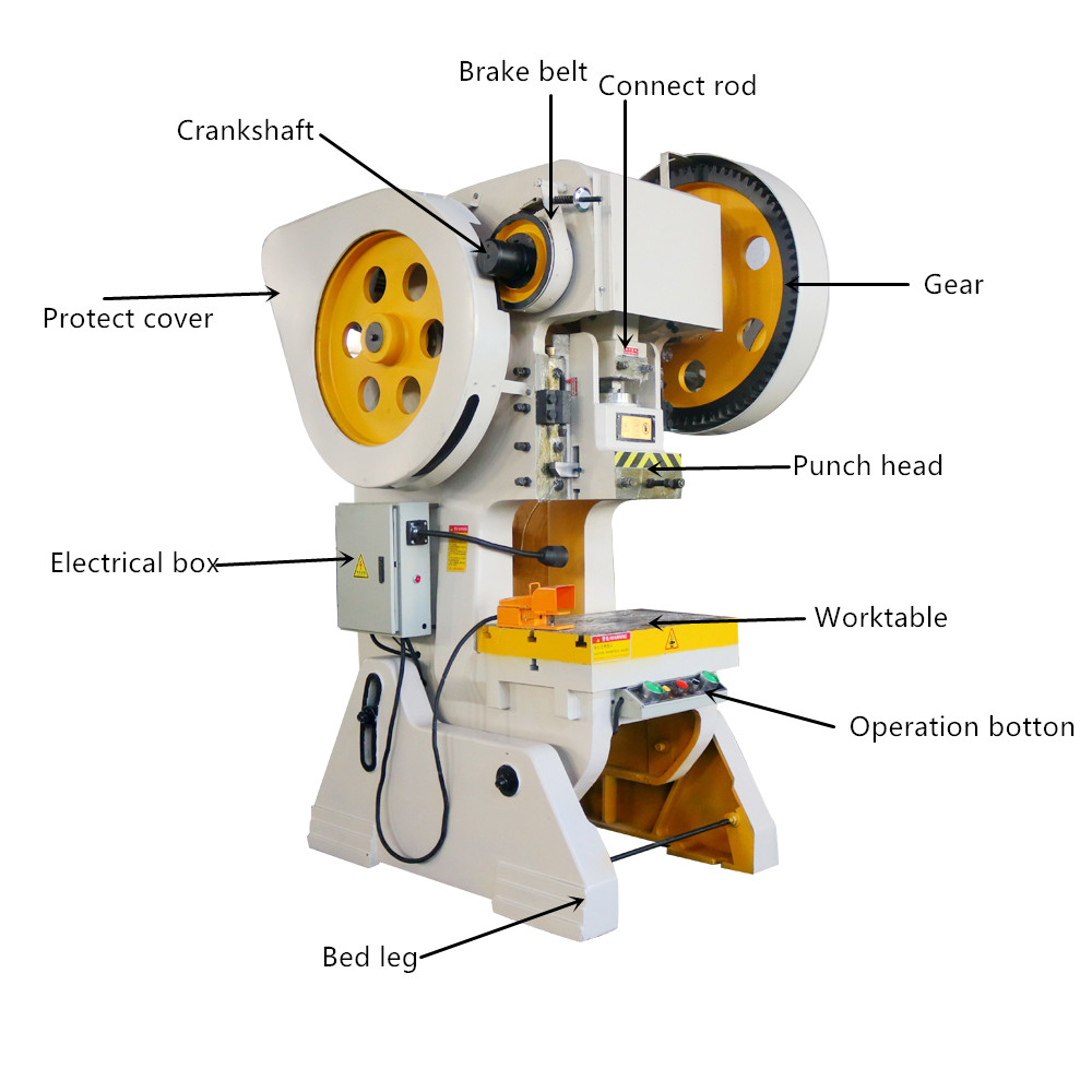 Μηχανική μηχανή διάτρησης σιδήρου με γωνία διάτμησης μονού κεφαλιού H δοκού βαθιού λαιμού